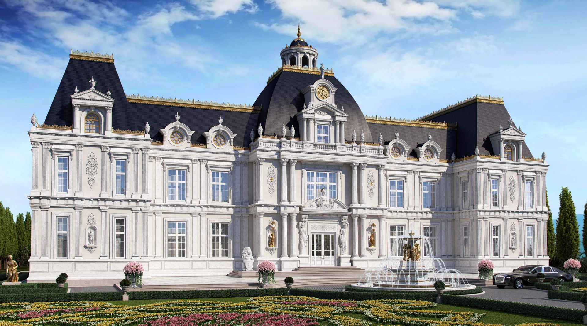 طراحی کاخ ویلا